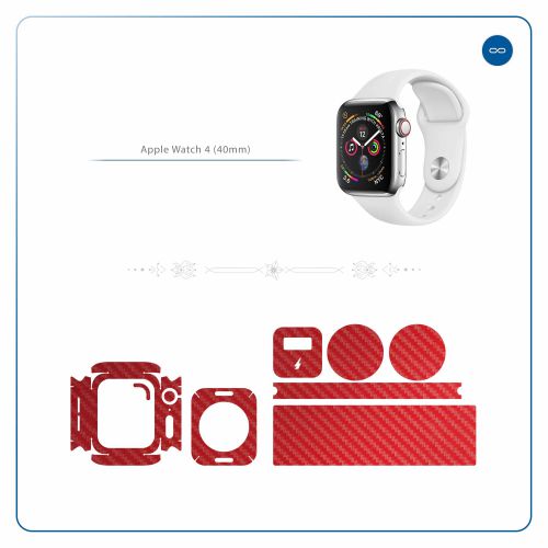 Apple_Watch 4 (40mm)_Red_Fiber_2